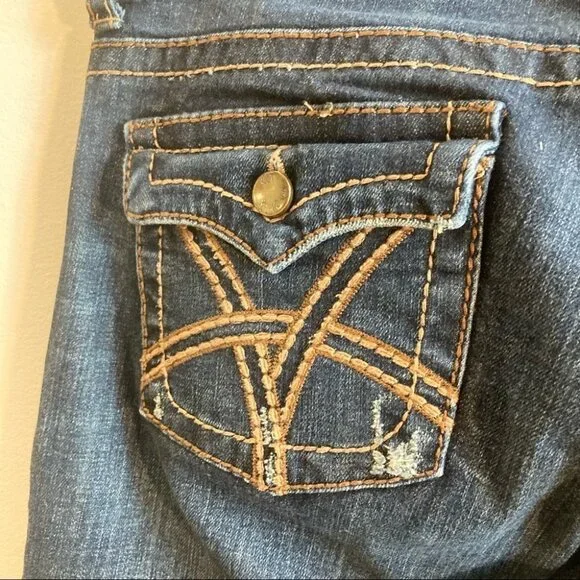 KUT FROM THE KLOTH Sz 12 So Low Straight Leg Jeans - Picture 10 of 14